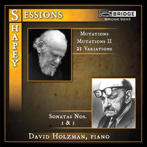 Sessions / Shapey / Holzman - Piano Music - Music CD