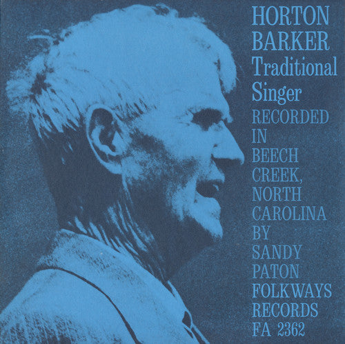 Barker,horton - Traditional Singer - Music CD