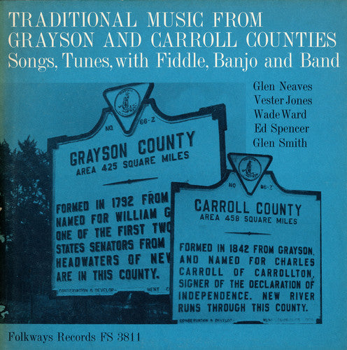 Traditional Music From Grayson & Carro / Various - Traditional Music From Grayson & Carro / Various - Music CD