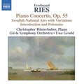 Ries / Hinterhuber / Gavle Symphony Orch / Grodd - Piano Concertos 2 / Concerto Op 55 - Music CD