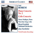 Rorem / Yang / Royal Scottish Nat'l / Serebrier - Piano Concerto 2 / Cello Concerto - Music CD