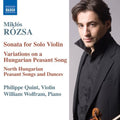 Rozsa / Quint / Wolfram - Music For Violin & Piano Sonata Op 40 - Music CD