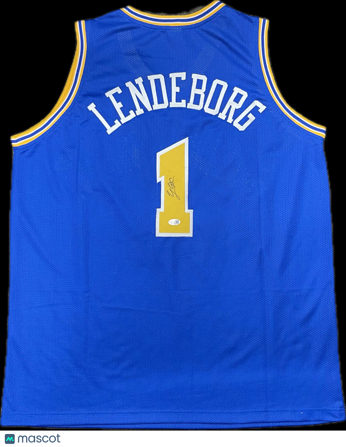 Yaxel Lendeborg Signed Jersey JSA Golden State Warriors Autographed