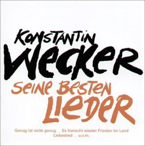Wecker,konstantin - Liederbuch - Music CD