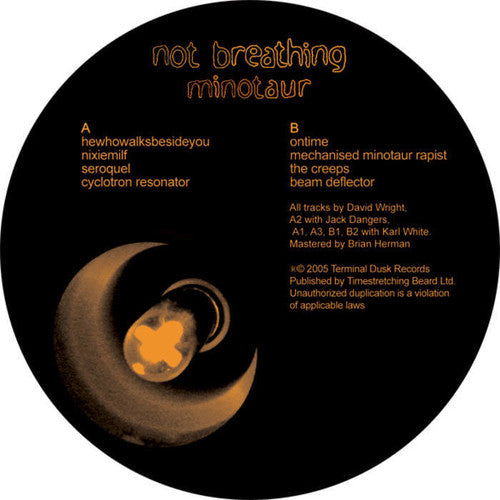 Not Breathing - Minotaur - Vinyl Record