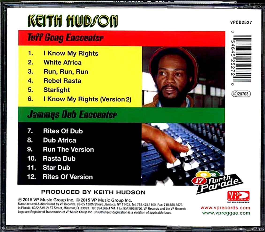 Keith Hudson - Tuff Gong Encounter Music CD