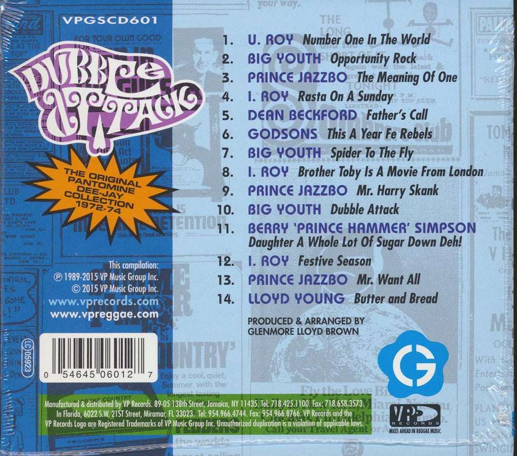 Various - Dubble Attack: The Original Pantomine Dee-Jay Collection 1972-74 Music CD