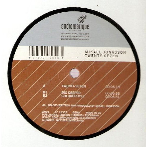 Jonasson,mikael - Twenty-se7en - Vinyl Record
