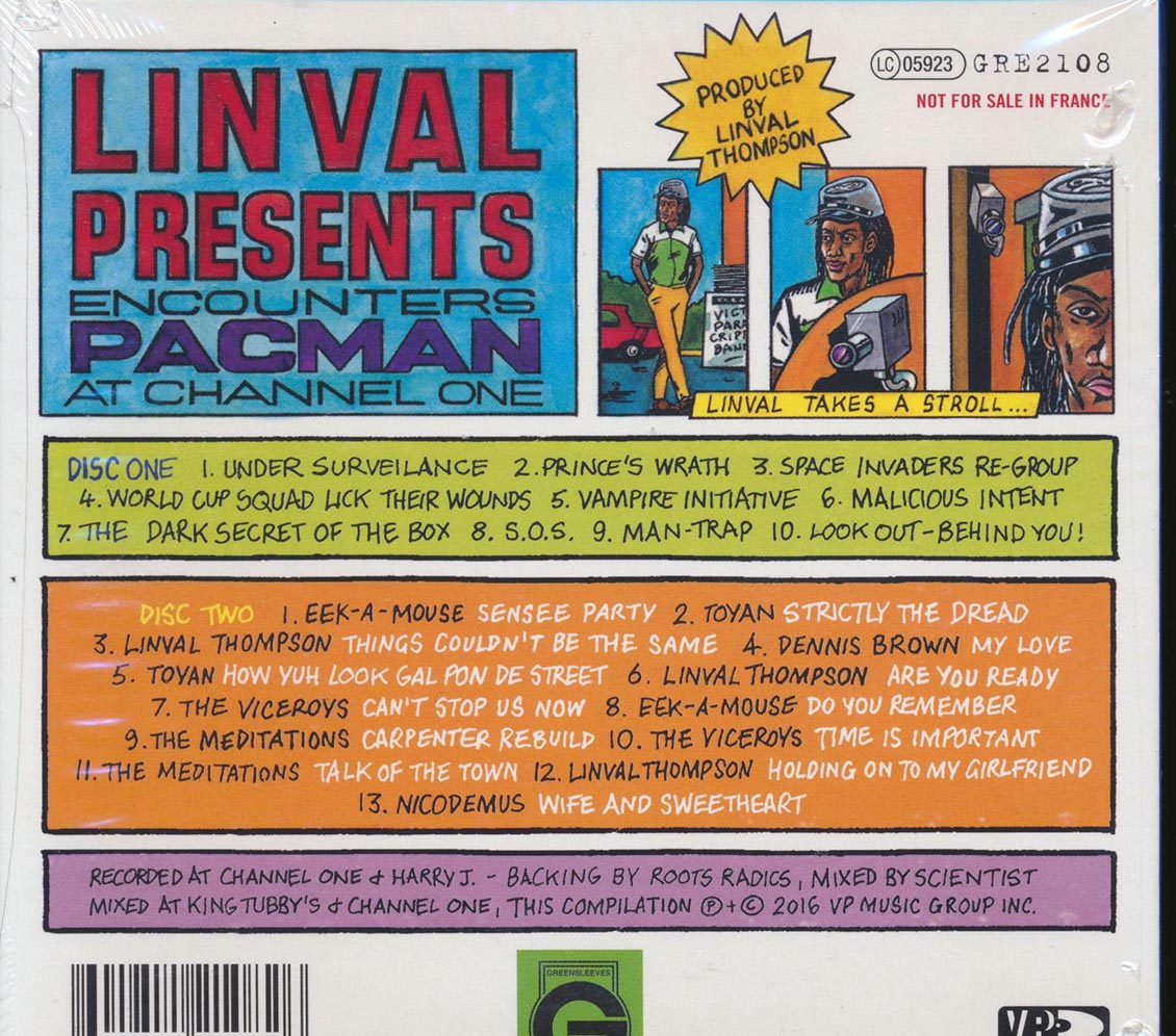 Scientist - Linval Presents Encounters Pac-Man + Bonus Vocals CD (2xCD) Music CD