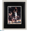 Tim Duncan San Antonio Spurs Signed Basketball 8x10 Custom Framed Photo JSA