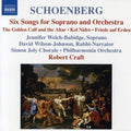 Schoenberg / Welch-babidge / Pao / Craft - Six Songs For Soprano & Orchestra - Music CD