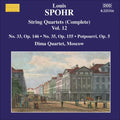 Spohr / Dima Quartet - String Quartets 12 Nos. 33 & 35 - Music CD