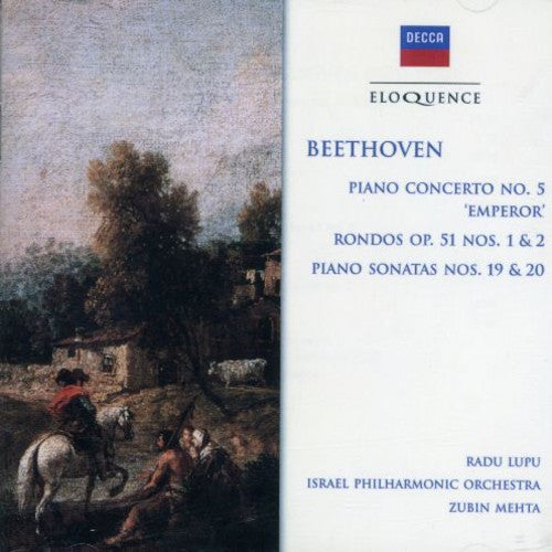 Beethoven / Lupu / Israel Sym Orch / Mehta - Beethoven: Pno Cto No 5 / Pno Sonatas Nos 19 & 20 - Music CD