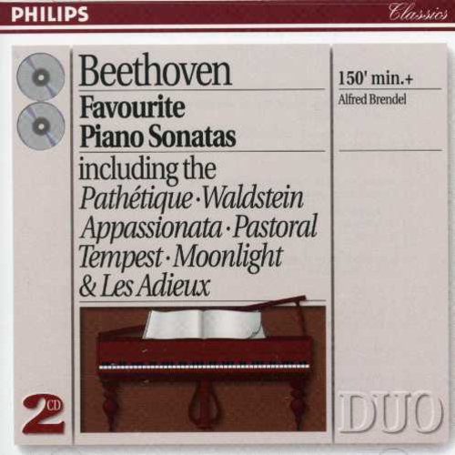 Beethoven / Brendel,alfred - Favorite Piano Sonatas - Music CD