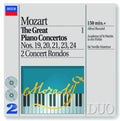 Mozart / Brendel / Marriner / Asmf - Great Piano Concertos 1 - Music CD