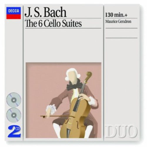 Bach,j.c. / Gendron - 6 Cello Suites - Music CD