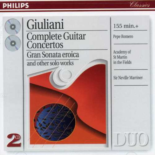 Giuliani / Romero / Marriner - Complete Guitar Concertos - Music CD
