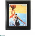 Tim Duncan San Antonio Spurs Signed Basketball 11x14 Custom Framed Photo PSA