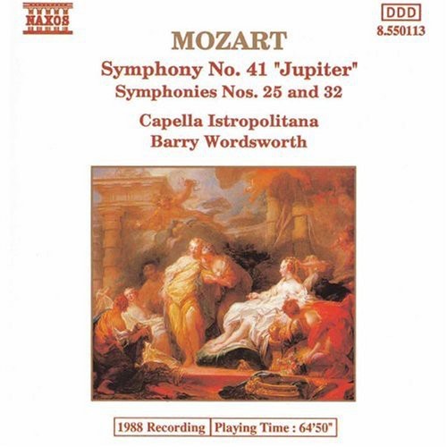 Mozart / Wordsworth / Capella Istropolitana - Symphonies 25, 32 & 41 - Music CD