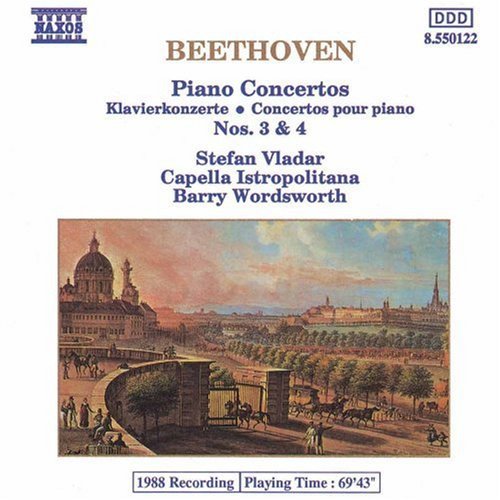 Beethoven / Wordsworth / Capella Istropolitana - Piano Concerti 3 & 4 - Music CD