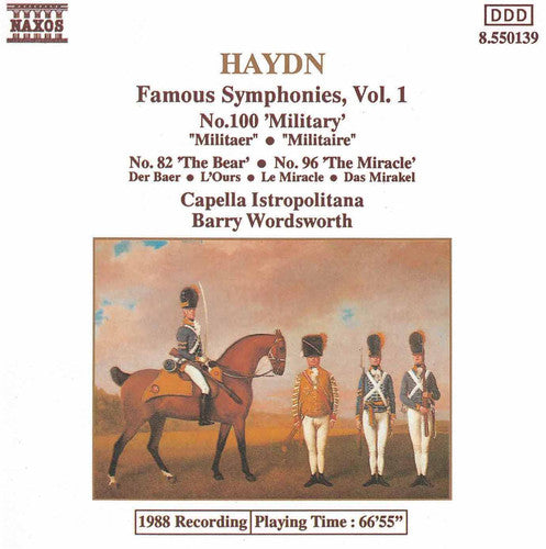Haydn / Wordsworth / Capella Istropolitana - Symphonies 82, 96 & 100 - Music CD