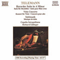 Telemann / Edlinger,richard - Recorder Suite / Viola Concerto / Tafelmusik - Music CD