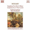 Mozart / Wordsworth - Symphonies 28, 31 & 40 - Music CD