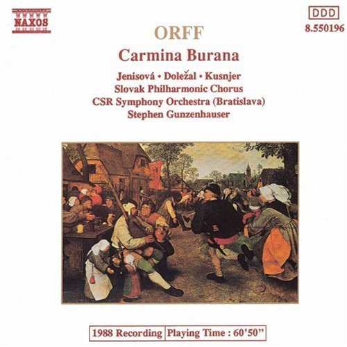 Orff / Gunzenhauser - Carmina Burana - Music CD
