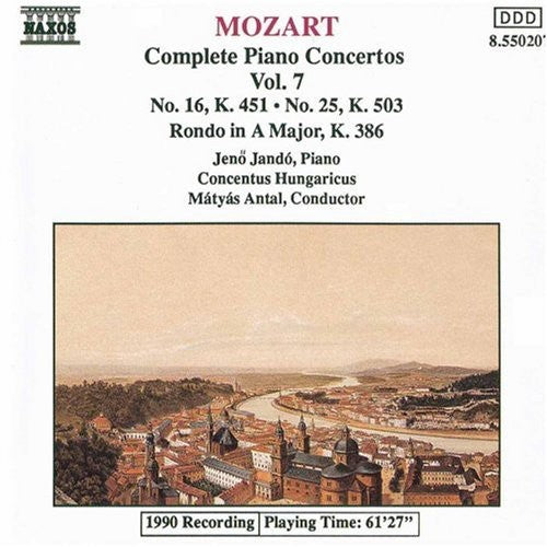 Mozart / Jando / Antal - Piano Concerti 16 & 25 - Music CD