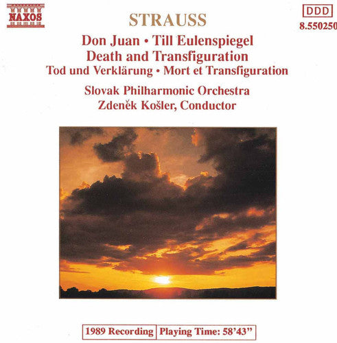 Strauss,r. / Kosler - Death & Transfiguration / Don Juan - Music CD