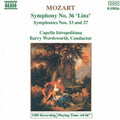 Mozart / Wordsworth - Symphonies 27, 33 & 36 - Music CD