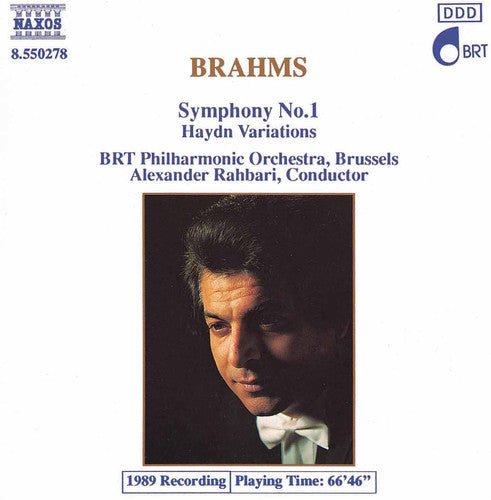 Brahms / Rahbari / Brt Philharmonic - Symphony 1 / Variations On A Theme By Haydn - Music CD