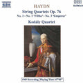 Haydn / Kodaly Quartet - String Quartets Op 76, 1-3 - Music CD