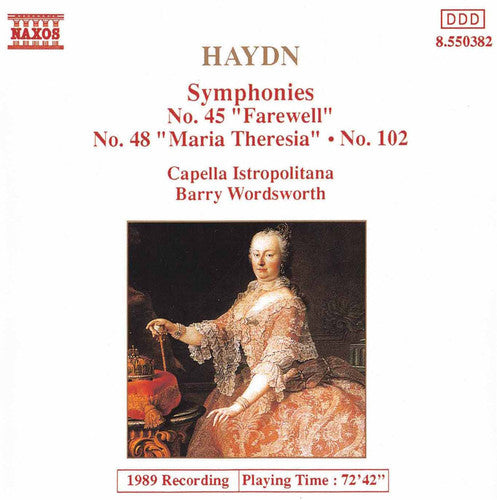 Haydn / Wordsworth - Symphonies 45, 48 & 102 - Music CD