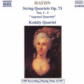 Haydn / Kodaly Quartet - String Quartets Op 71, 1-3 - Music CD