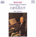 Mozart / Eder Quartet - String Quartets 160, 168, 169 & 589 - Music CD