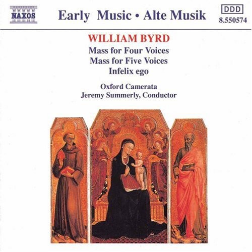 Byrd / Camerata / Summerly - Masses For 4 & 5 Voices / Infelix Ego - Music CD