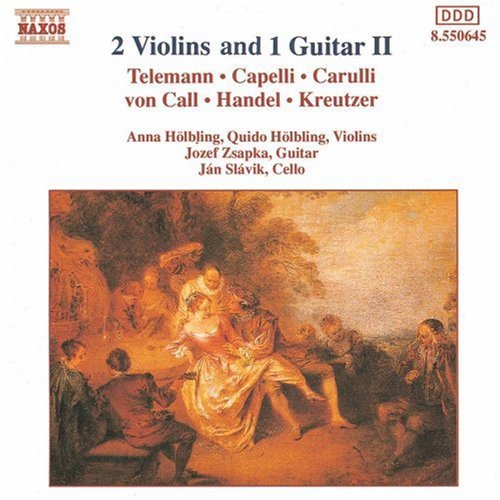 Holbling,anna & Quido / Zsapka,jozef - Two Violins & One Guitar 2 - Music CD