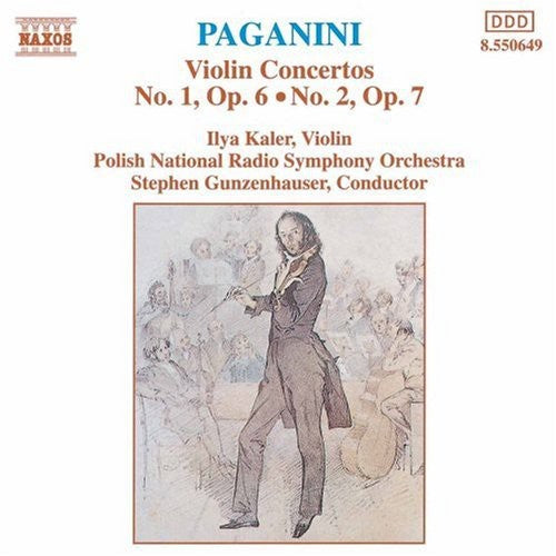 Paganini / Kaler / Gunzenhauser / Pnrso - Violin Concerti 1 & 2 - Music CD