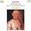 Haydn / Kodaly Quartet - String Quartets Opus 2 & 42 - Music CD