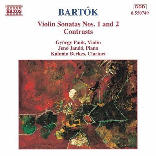 Bartok / Pauk / Jando / Berkes - Violin Sonatas 1 & 2 - Music CD