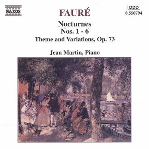Faure / Martin - Nocturnes 1-6 / Theme & Variations - Music CD
