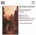Mendelssohn / Aurora String Quartet - String Quartet 1 - Music CD