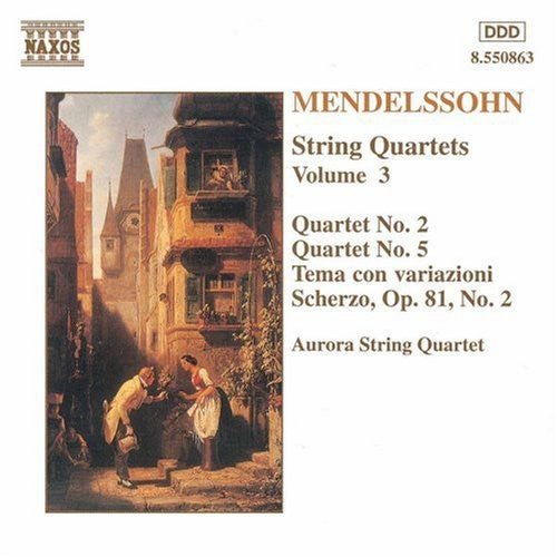 Mendelssohn / Aurora String Quartet - String Quartets 3 - Music CD