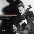 Franck / Bach / Martinu / Debussy / Chopin / Rose - Leonard Rose: Live In Recital 1953-1960 - Music CD