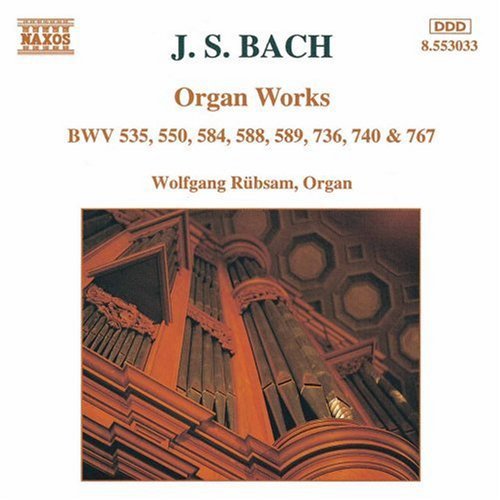 Bach / Rubsam - Organ Works - Music CD