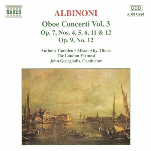 Albinoni / Camden / Alty / Georgiadis - Oboe Concerti 3 - Music CD