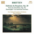 Britten / Fredman / New Zealand Symphony - Sinfonia Da Requiem - Music CD