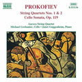 Prokofiev / Aurora String Quartet - Strin Quartets 1 & 2 / Cello Sonata - Music CD