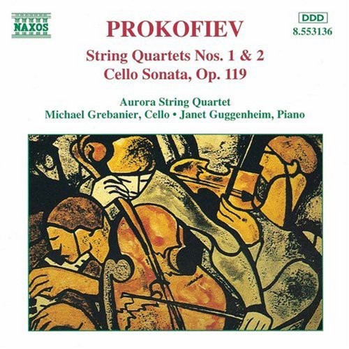 Prokofiev / Aurora String Quartet - Strin Quartets 1 & 2 / Cello Sonata - Music CD